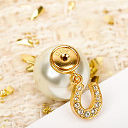 Dior Tribales earrings with white pearls - 4