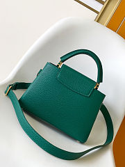 Louis Vuitton Capucines BB in Emerald Green, 27x17.3x9 cm - 3