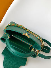 Louis Vuitton Capucines BB in Emerald Green, 27x17.3x9 cm - 4