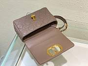 Christian Dior Small Bag Calfskin Cannage Caro In Taupe Color Size 20 cm - 5