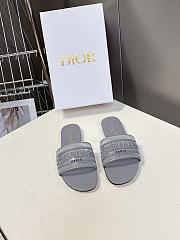 Christian Dior Dway slides in grey - 1