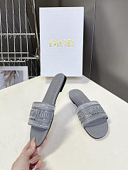 Christian Dior Dway slides in grey - 5