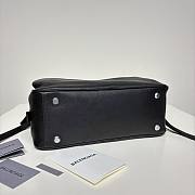 Balenciaga Carrie Bowling Bag in black leather 31x12x12 cm - 5