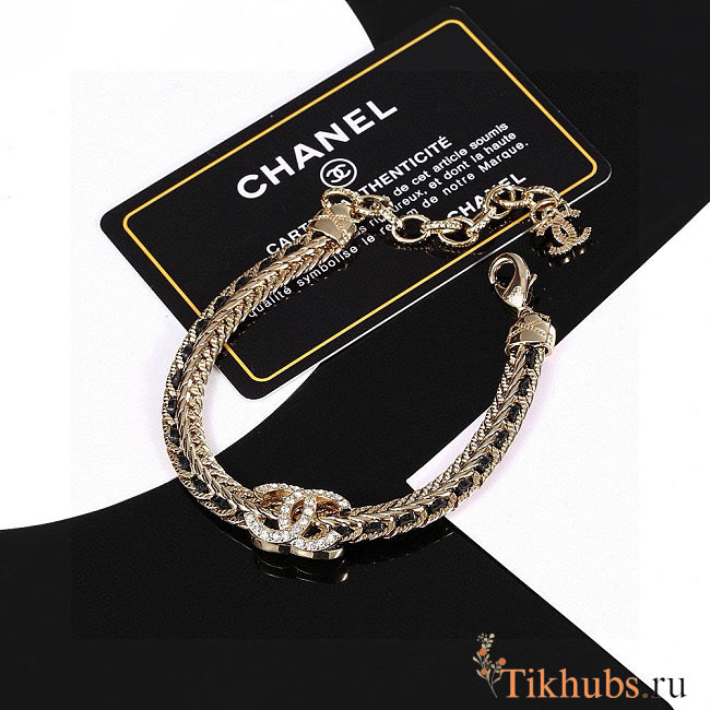 Chanel gold tone link bracelet  - 1