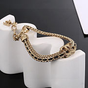Chanel gold tone link bracelet  - 5