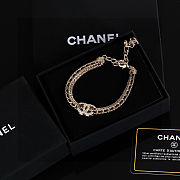 Chanel gold tone link bracelet  - 4