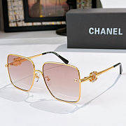 Chanel gold square sunglasses  - 5
