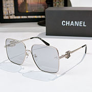 Chanel gold square sunglasses  - 3