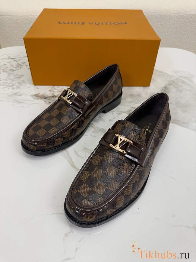 Louis Vuitton Major Loafers in Damier Ebene canvas  - 1