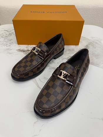 Louis Vuitton Major Loafers in Damier Ebene canvas 