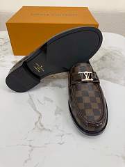 Louis Vuitton Major Loafers in Damier Ebene canvas  - 6