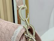 Dior Small Saddle Bag featuring Rose 24×16×18cm - 3