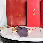 Cartier Rimless Custom Diamond sunglasses - 4