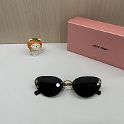 Miu Miu Miu Glimpse oval-frame sunglasses - 1