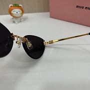 Miu Miu Miu Glimpse oval-frame sunglasses - 2