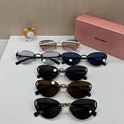 Miu Miu Miu Glimpse oval-frame sunglasses - 3