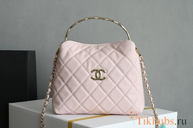 Chanel Clutch 25s with chain in light power color size 18x13x7 cm - 1