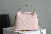 Chanel Clutch 25s with chain in light power color size 18x13x7 cm - 4