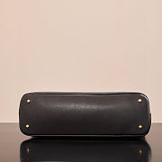 MIU MIU Large Aventure Leather Handbag in dark brown size 44cm - 6