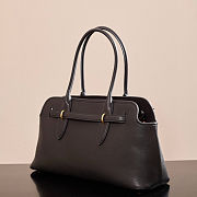 MIU MIU Large Aventure Leather Handbag in dark brown size 44cm - 4