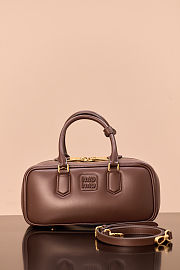 Miu Miu Arcadie leather bag in a dark brown color 27*12*9cm - 3