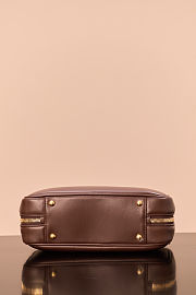 Miu Miu Arcadie leather bag in a dark brown color 27*12*9cm - 6