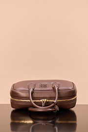 Miu Miu Arcadie leather bag in a dark brown color 27*12*9cm - 4