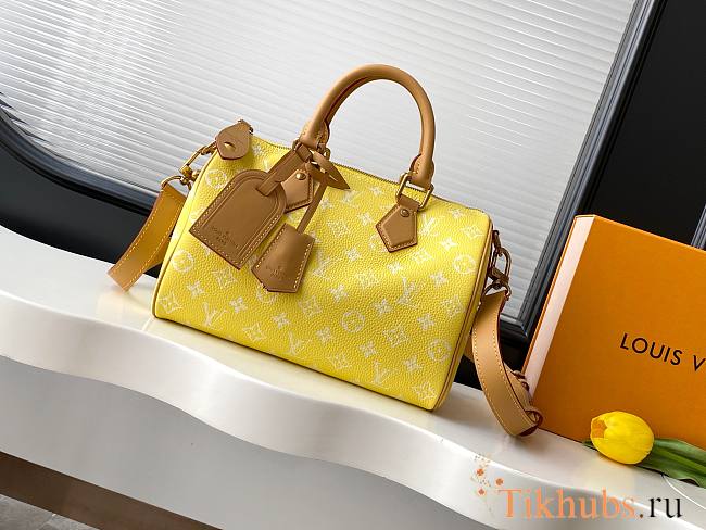 Louis Vuitton Speedy P9 Bandoulière 25 in lemonade yellow 25x15x15 cm - 1