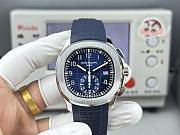 Patek Philippe Aquanaut Chronograph 5968G-001 Blue Dial 42 mm - 1