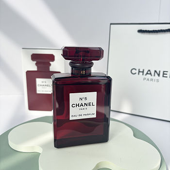 Chanel No. 5 Limited Edition Eau de Parfum Red Bottle 100 ml