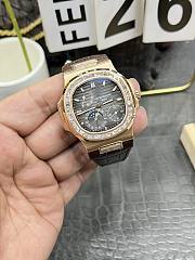 Patek Philippe Nautilus 5724R-001 Rose Gold Moonphase - 6