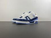 Louis Vuitton LV Trainer Monogram Denim in Blue/White - 1