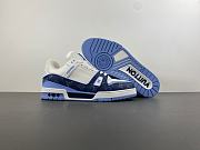 Louis Vuitton LV Trainer Monogram Denim in Blue/White - 5