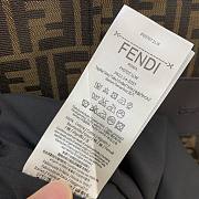 Fendi Zucca pattern sleeveless zip-up dress - 4