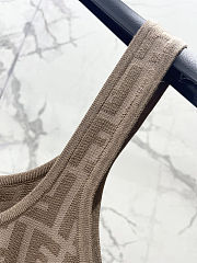 Fendi Zucca pattern knit sleeveless dress - 3