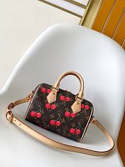 Louis Vuitton x Takashi Murakami Monogram Cerises Speedy Bandoulière 20 13.5 x 12 x 20.5 cm - 3