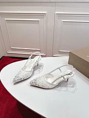 Christian Louboutin Miss Z embellished slingback sandals 8.5 cm - 1