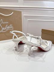 Christian Louboutin Miss Z embellished slingback sandals 8.5 cm - 5