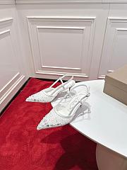 Christian Louboutin Miss Z embellished slingback sandals 8.5 cm - 4