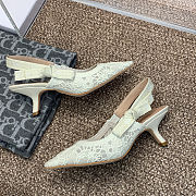 Dior J'Adior Slingback Pump in white color 6.5 cm - 2
