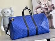 Louis Vuitton Keepall Bandouliere 55 NBA LV Blue Basketball Weekend Travel Bag 55 x 31 x 26 cm - 6