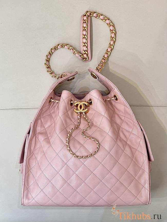  Chanel 25 Large Hobo Bag in light pink 40-29-14cm - 1