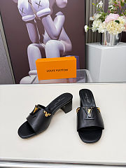  Louis Vuitton Mare Mule in black leather - 6