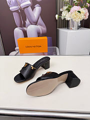  Louis Vuitton Mare Mule in black leather - 2