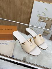  Louis Vuitton Mare Mules in beige leather - 1