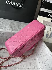 Chanel top handle in hot pink 20x14x7 cm - 6