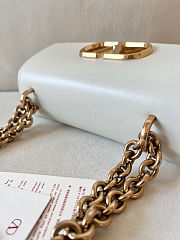 Valentino Garavani Vain shoulder bag in white color 19.5x13x7 cm - 4