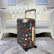 Louis Vuitton Yayoi Kusama Painted Dots Horizon Suitcase (55cm) Dark brown - 6
