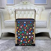 Louis Vuitton Yayoi Kusama Painted Dots Horizon Suitcase (55cm) Dark brown - 5
