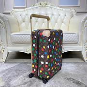 Louis Vuitton Yayoi Kusama Painted Dots Horizon Suitcase (55cm) Dark brown - 4